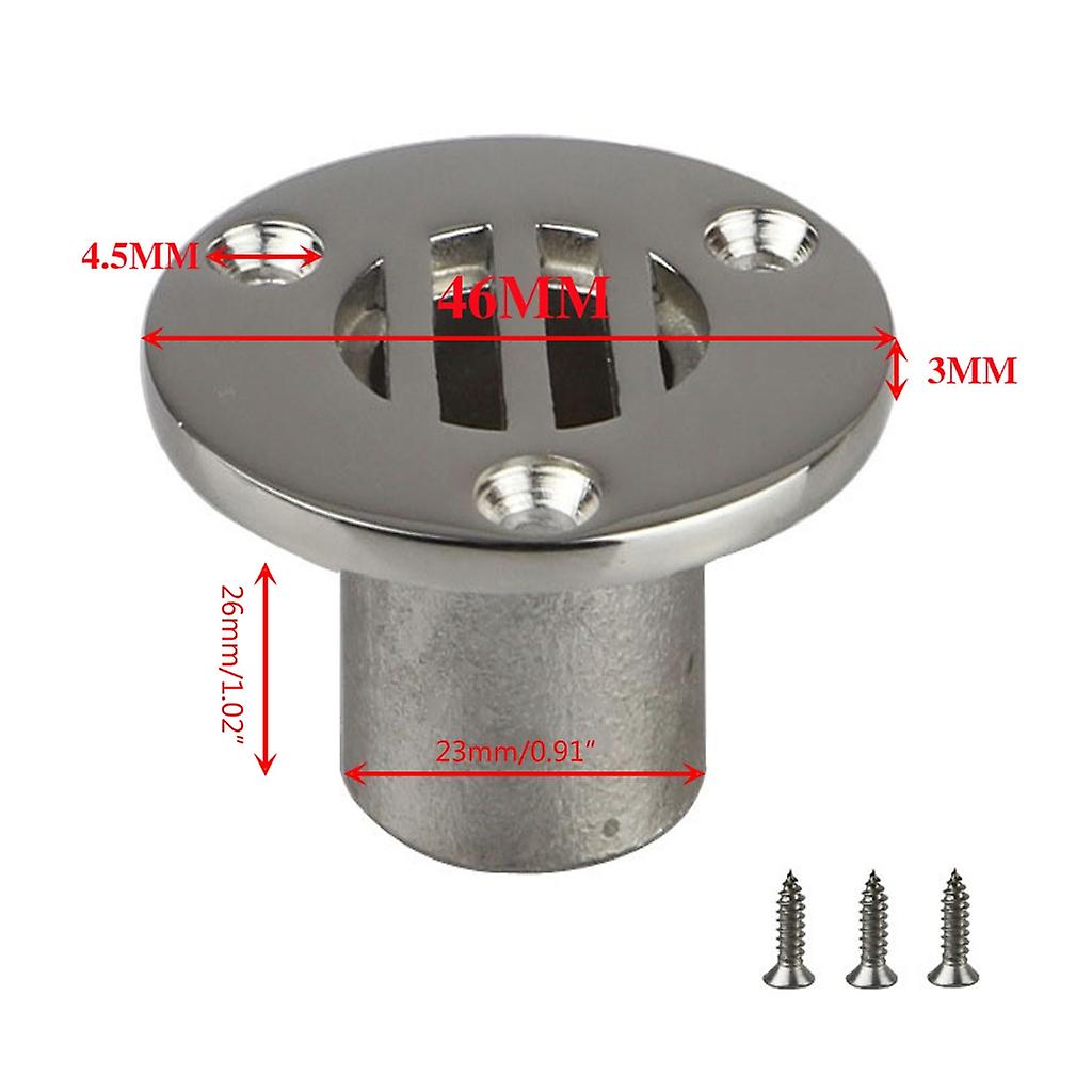 KUMGROT 2 Pack Nylon Boat Deck Drain - 53x25mm, Marine Grade, For Yacht Kayak Floor Drainage With Screws - View #5