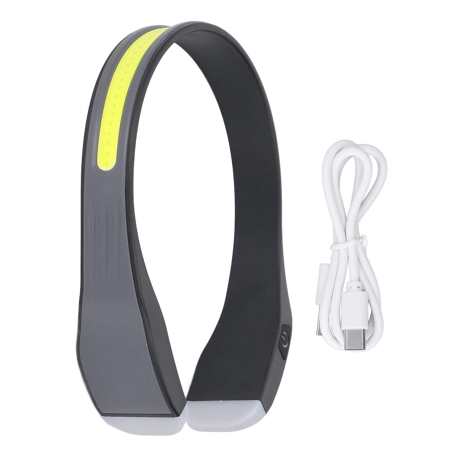 LED Headlamp COB Rechargeable IPX4 Waterproof Head Flashlight for Working Jogging