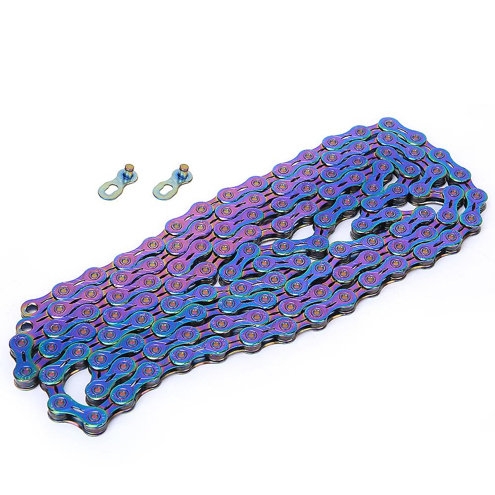 Mountain Bicycle Variable Speed Chain ZTTO Bike Steel Colorful Variable Speed Chain Accessory for Mountain Road Bicycle(Semi Hollow Body 12 speed)