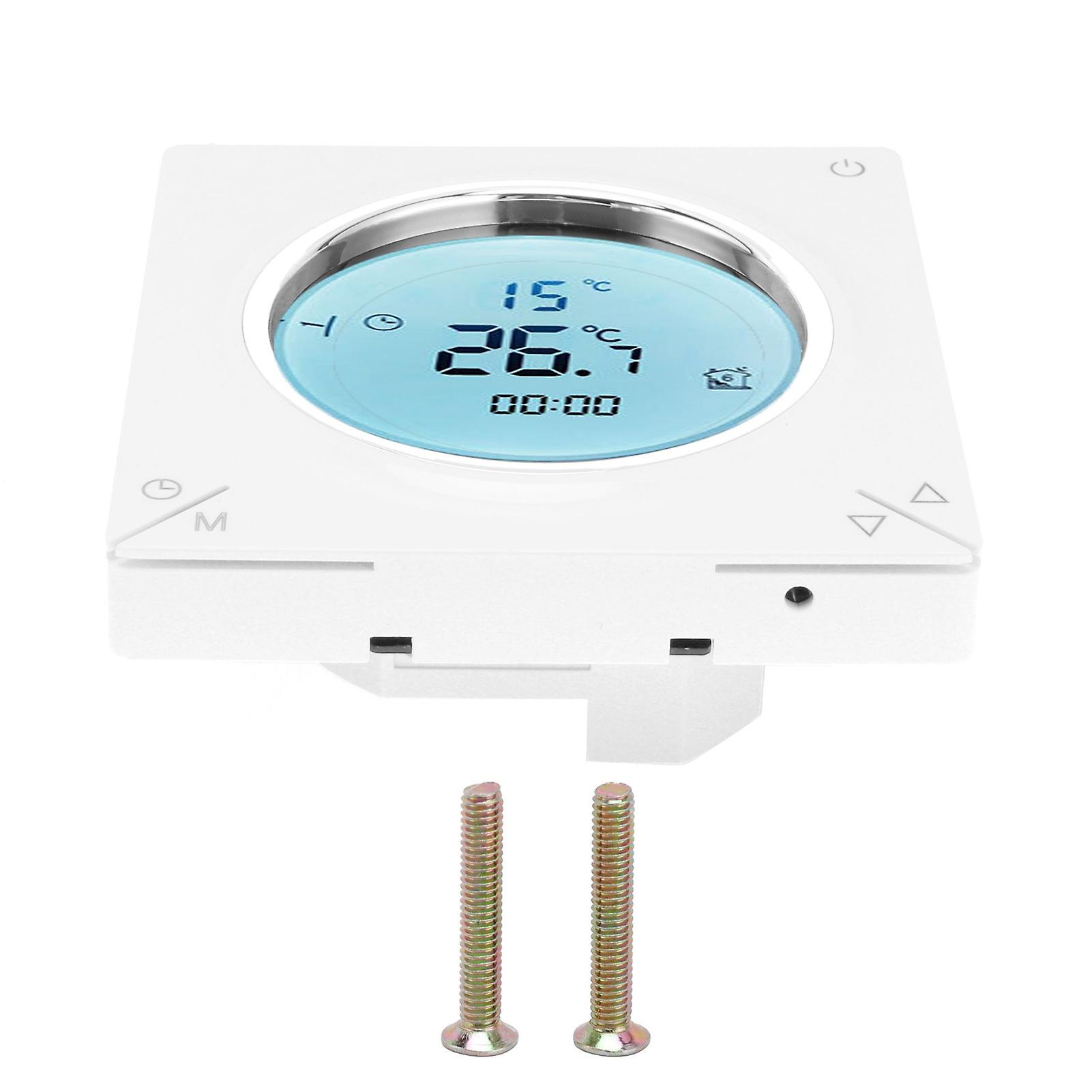 Electric Heating Thermostat 16A Intelligent Switch Panel Temperature Controller AC220V