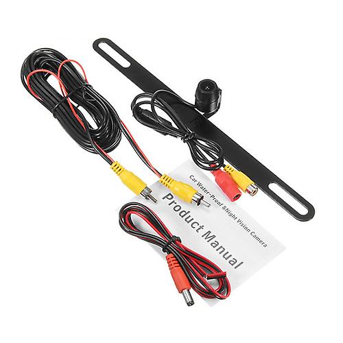 Backup Camera License Plate Car Night Vision Rear View Reverse Waterproof HD T02