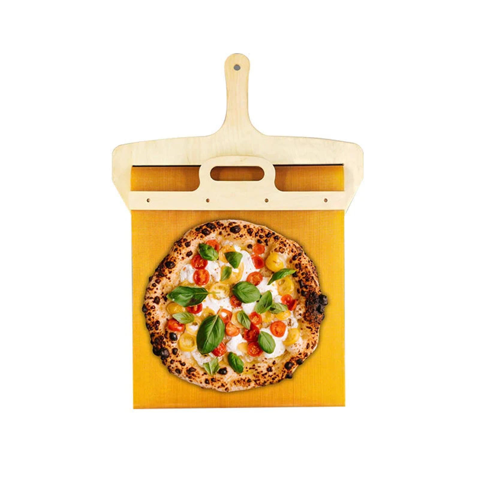 Sliding Pizza Peel with Handle Durable Pala Pizza Scorrevole Tool for Lifting Pizzas