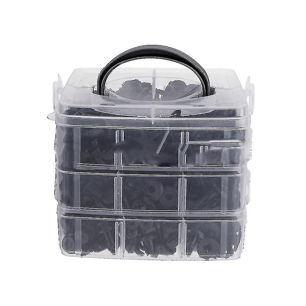 620x Car Push Pin Rivet Trim Clips Plastic Panel Fasteners Interior Fixing Tools, Multicolor