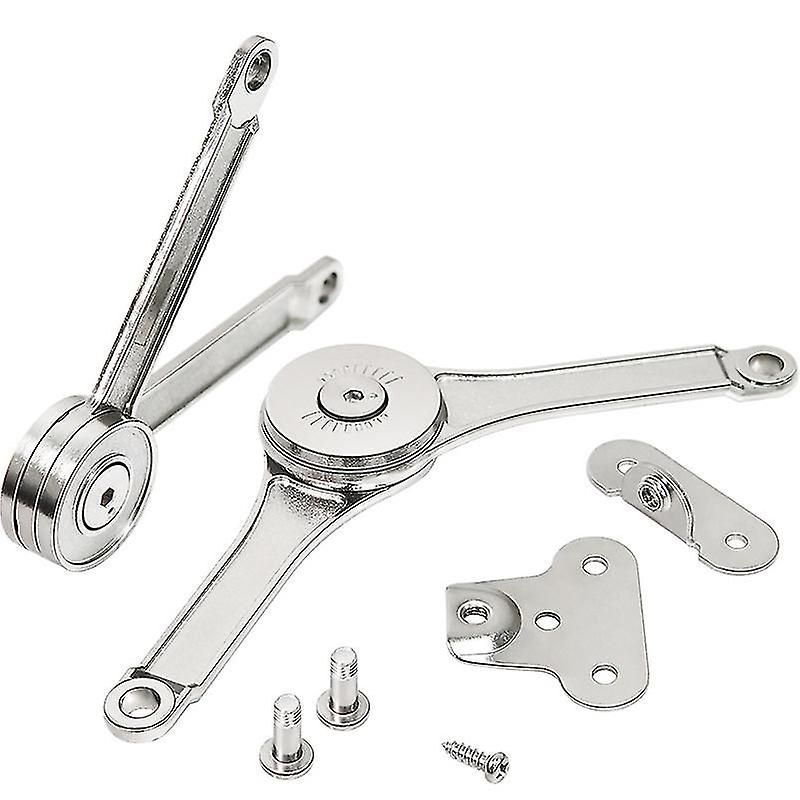2-Pack Heavy Duty Soft Close Lid Support Hinges for Folding Lids