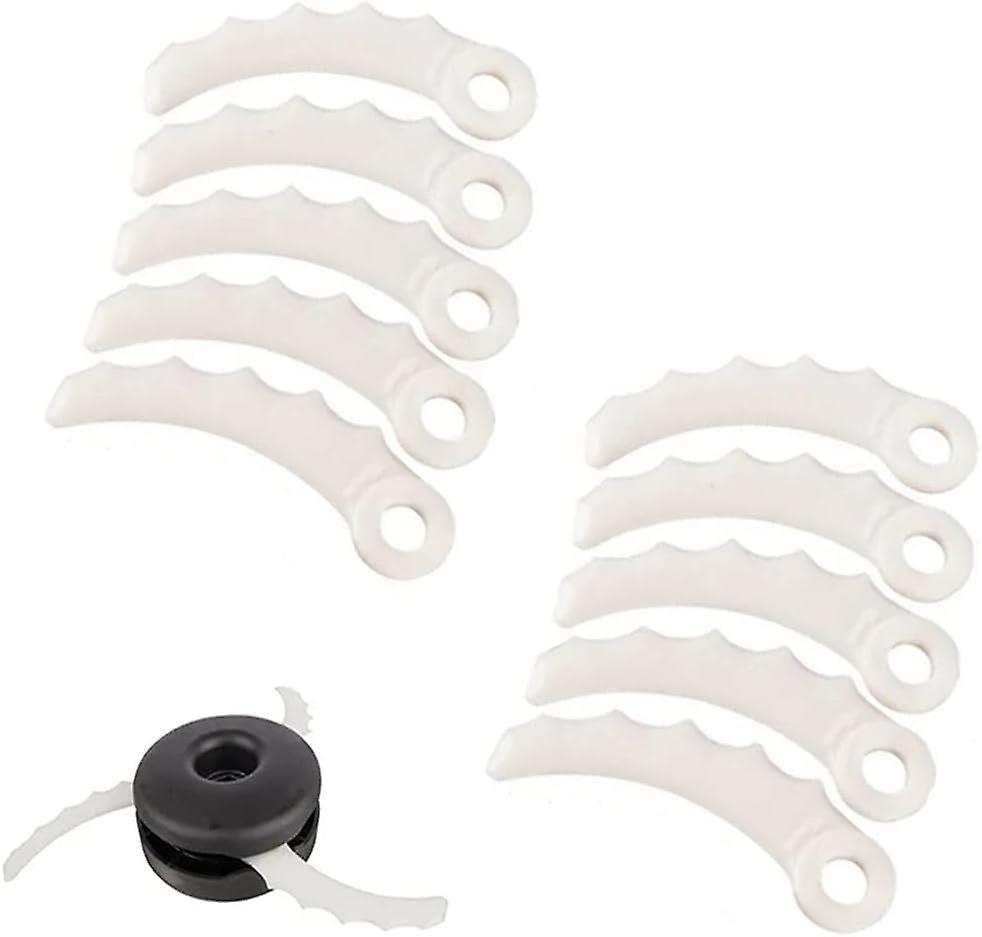 10 Pack Plastic Replacement Blades for 198426-9 198383-1 DUR368AZ DUR369AZ DUR368LZ Trimmer