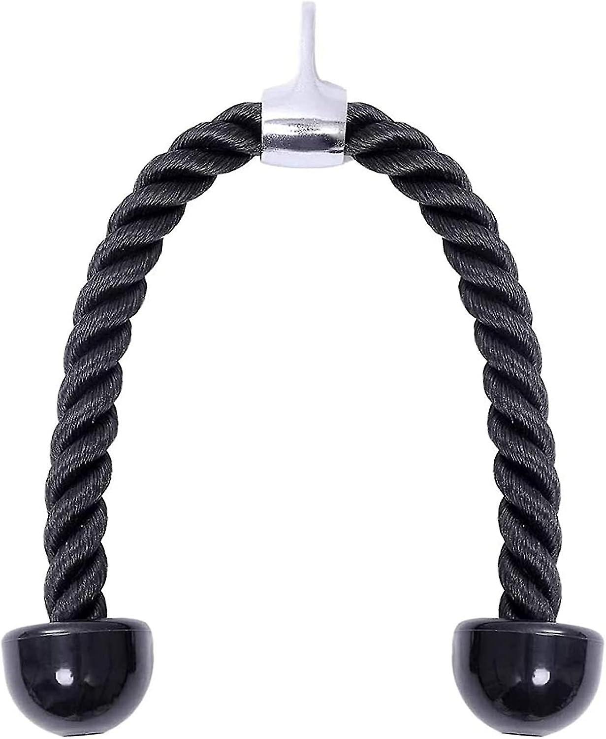 Gym Press Down Training Triceps Pull Rope (Black,70cm) 1 Pieces