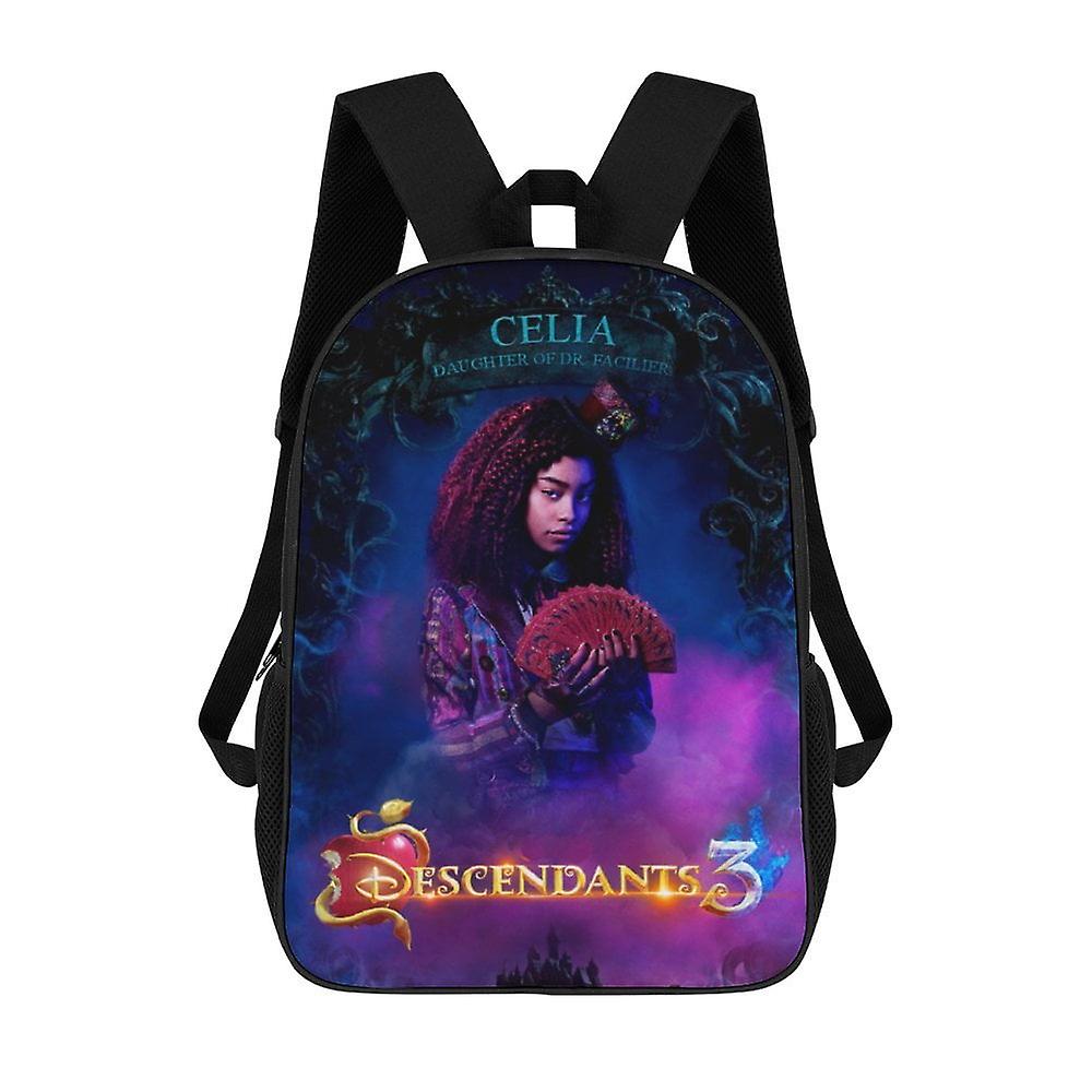 Descendants Poster Shoulder Backpack  School Bag Bookbag  Multipurpose Laptop Backpack