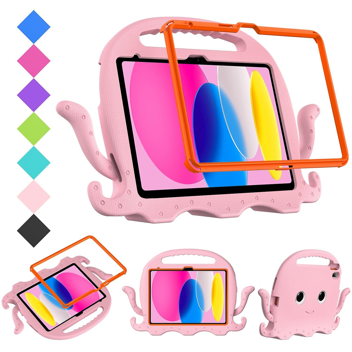 For iPad 10th Gen 10.9 2022 Octopus Style EVA + PC Tablet Case with Strap