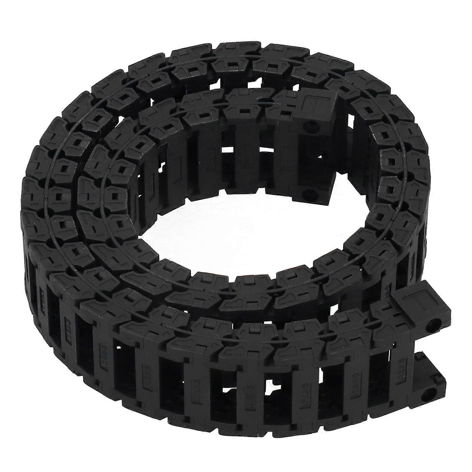 Cable Drag Chain Bridge Type Silent Tank Nylon Wire Carrier Detachable Assembly 0.7 MeterS13 x 25