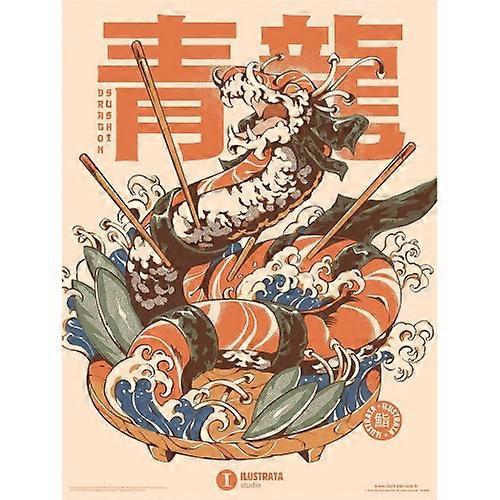 Ilustrata Dragon Sushi nyomtatás