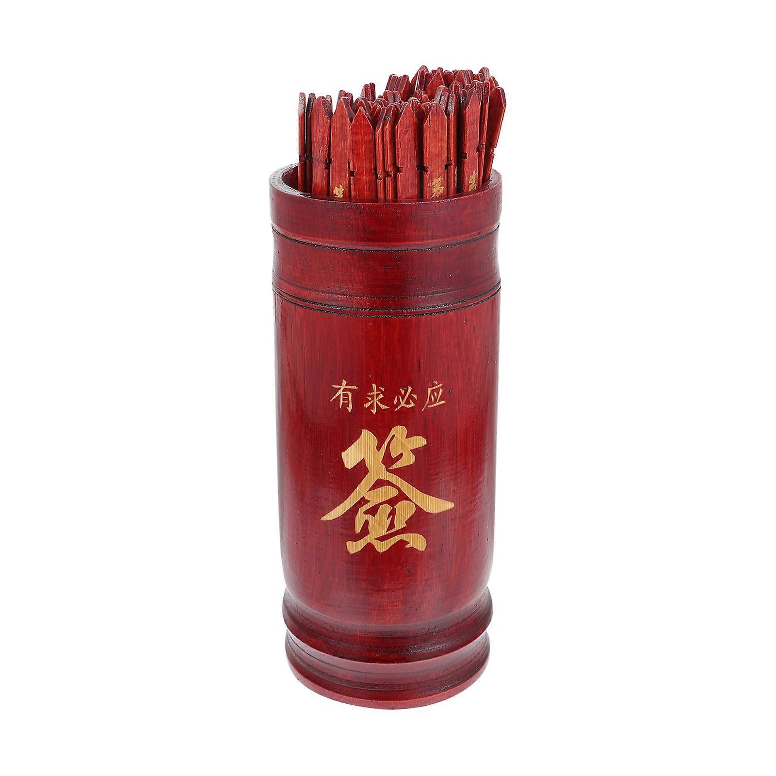 1 Set Bouddhiste Divination Sticks Prop Unique Divination Jeu Seau pour la Maison