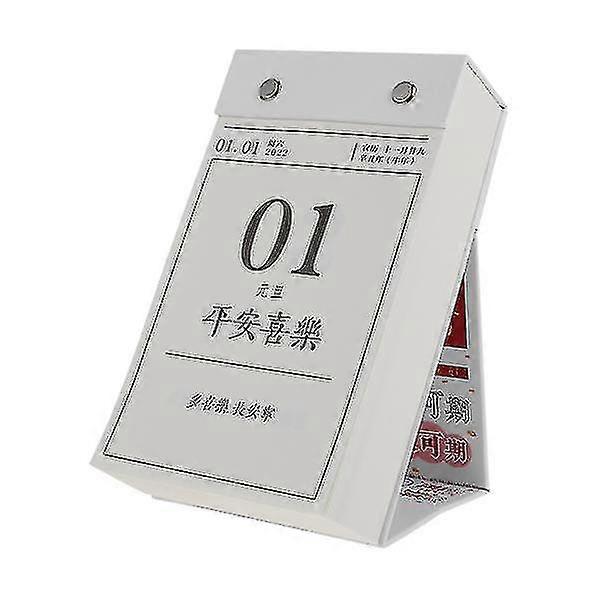 1 Pc Desktop Decorative Calendar Desk Countdown Calendar Time Plan Calendar