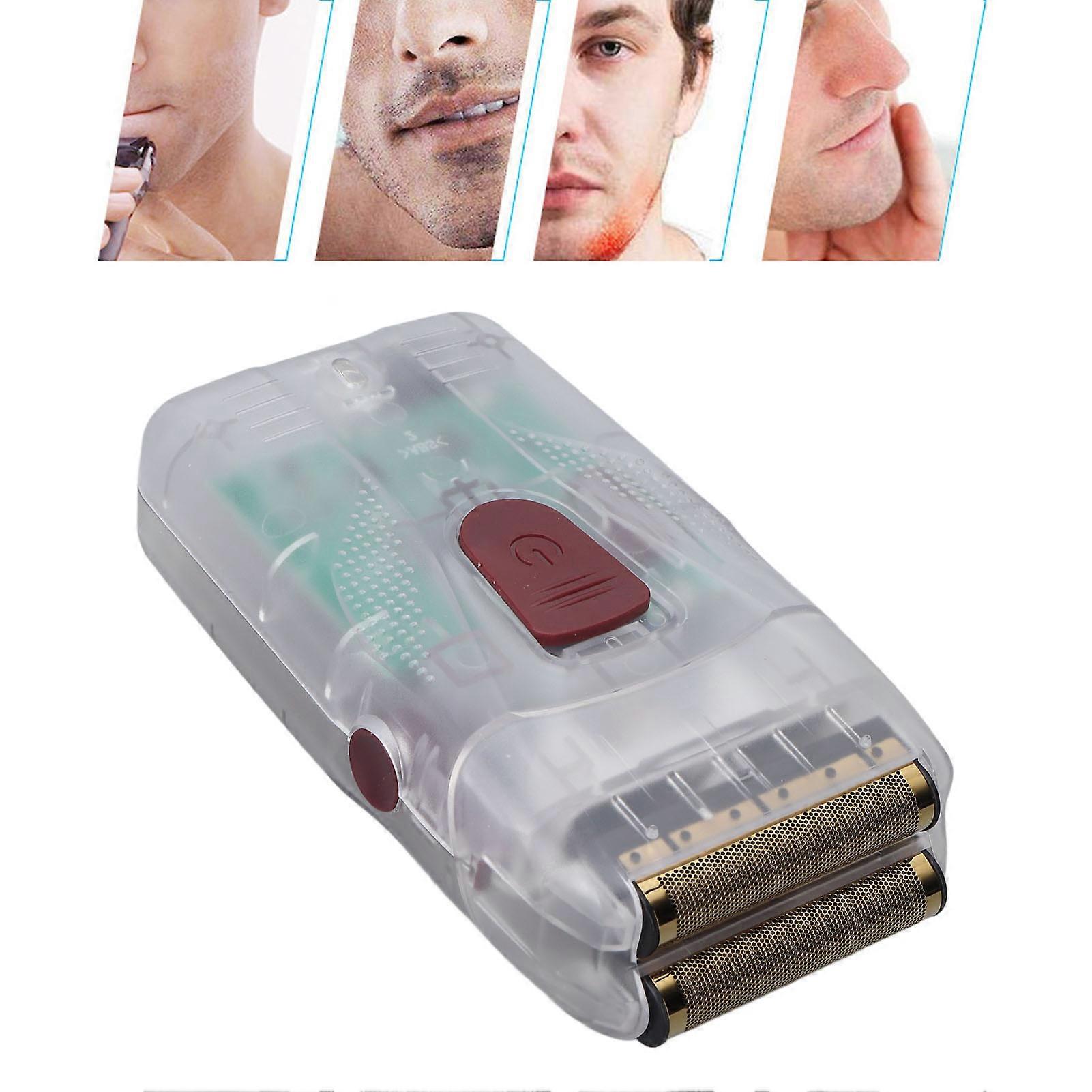 Electric Razor Usb Charging Floating Double Blade Waterproof ...