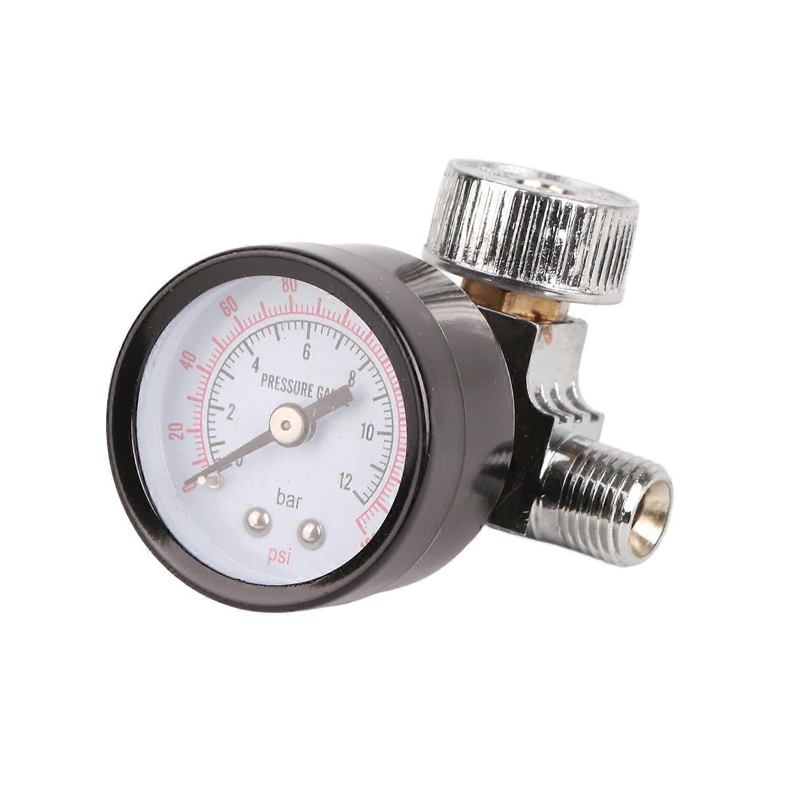 Lufttrycksregulator med mätartrycksreglerande reduceringsventil för pumpkompressorfilter