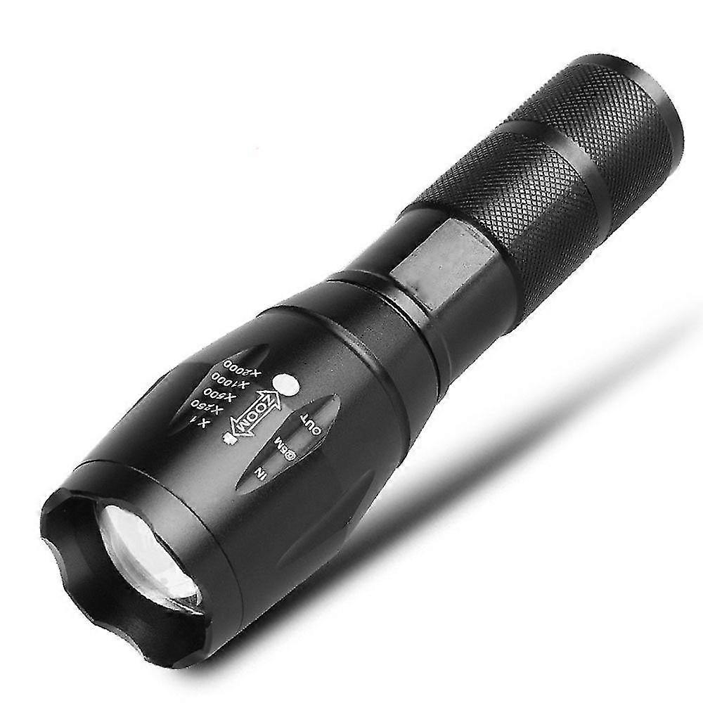 High power LED torch set with rechargeable battery USB charger