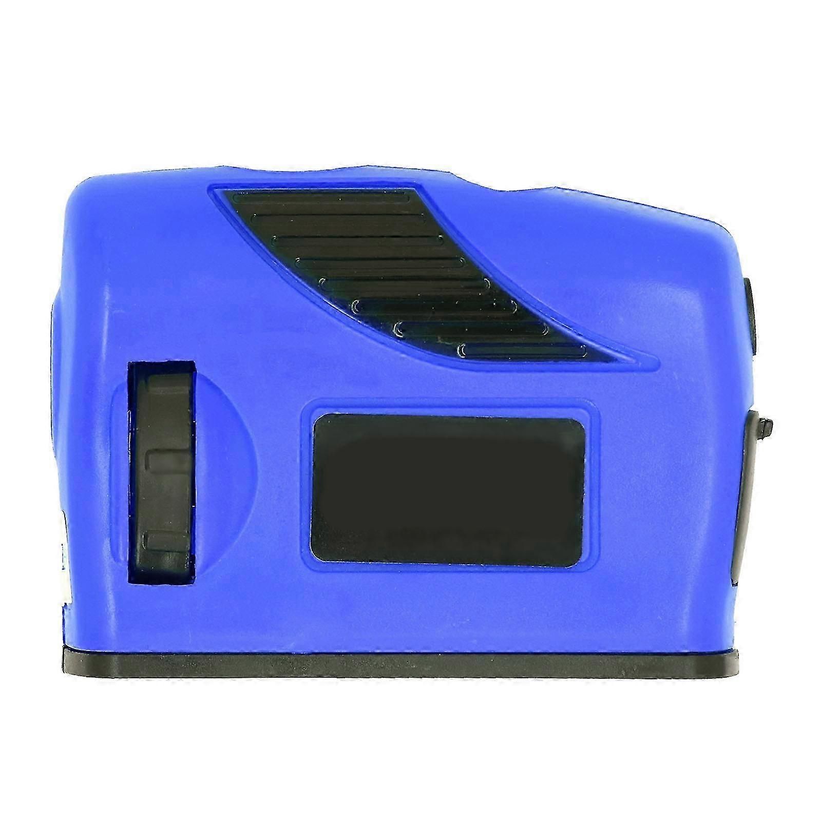 Red Beam Level Tool One Key Operation Small Portable Measuring Tool for Floor LayoutBlue_Sep