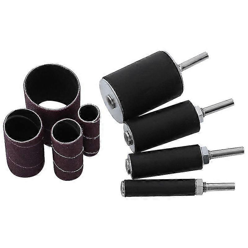 20 Tambours De Ponçage Pour Perceuse - Kit Avec étui, Caoutchouc Auto-expansible, 4 Tailles