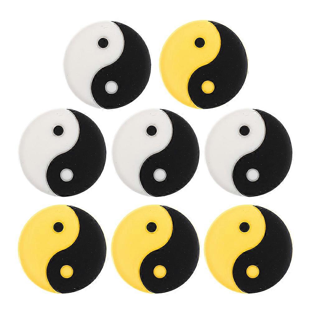 8pcs Tennis Racket Vibration Absorbers Racket Damping Tools Silicone Racket Dampeners for Gifts