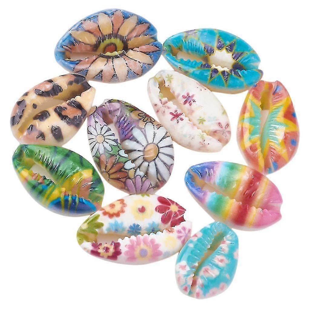 colorful sea shell beads for jewelry making