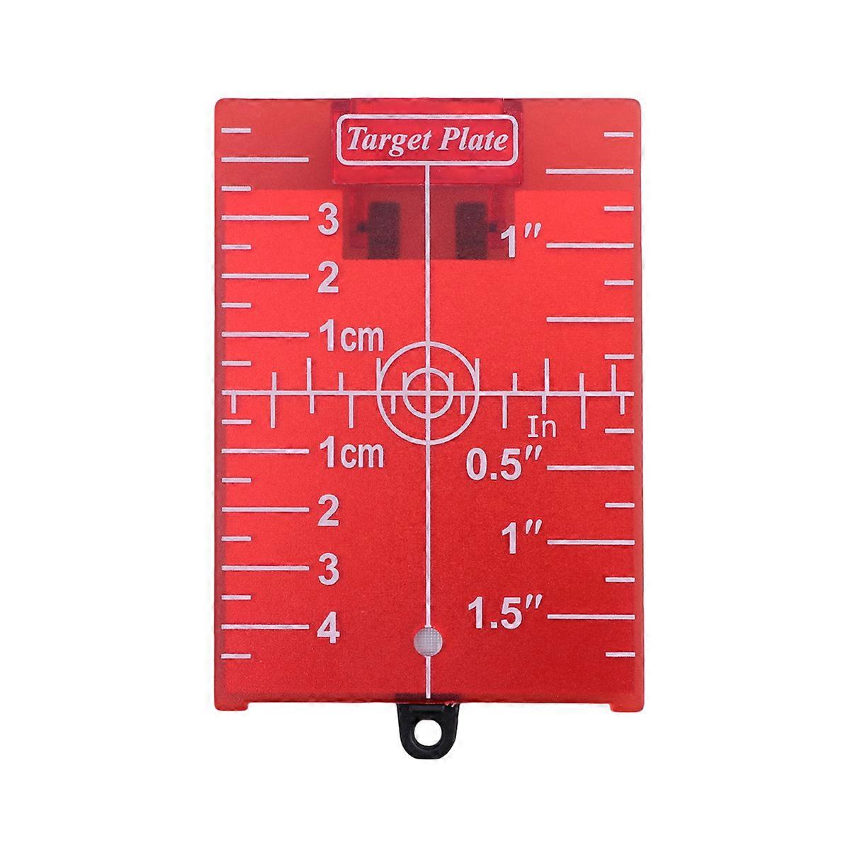 No Burr Infrared Magnetic Target Plate for Red Lines Level Target Board (Red)