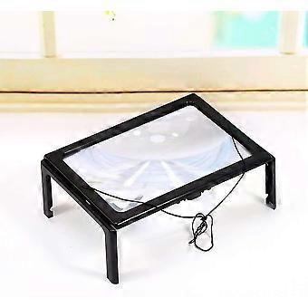 Enlarged Glass Hands-free Large Rectangular Full Page Magnifying Glass ...