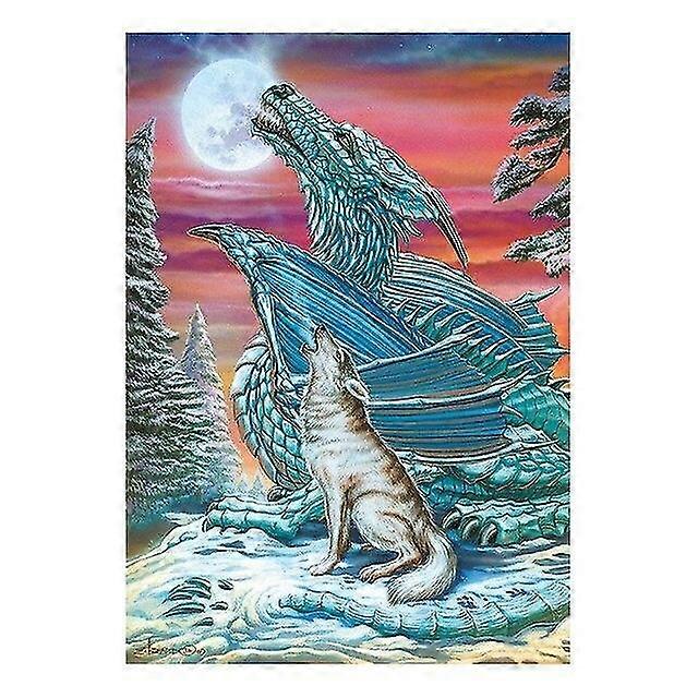 Dragon Pattern 5d Diy Full Diamond Cross Stitch Diamond Mosaic Home Decoration