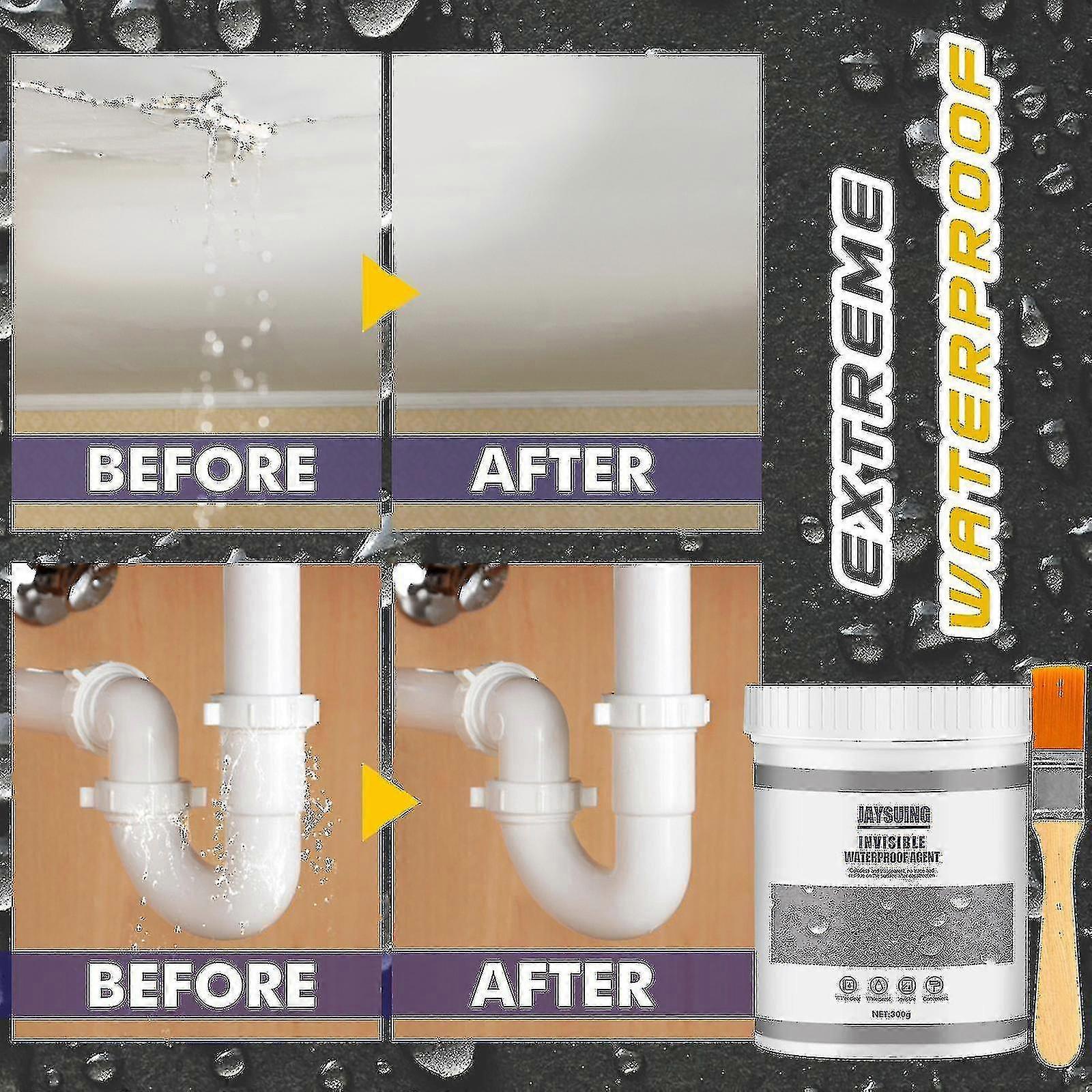 جديد 2024 Jaysuing مقاوم للماء مانع التسرب الحمام المطبخ الجدار الخارجي المضادة للتسرب المياه التوصيل التكميلي خالية من الطوب تسرب فخ ختم طلاء Tw