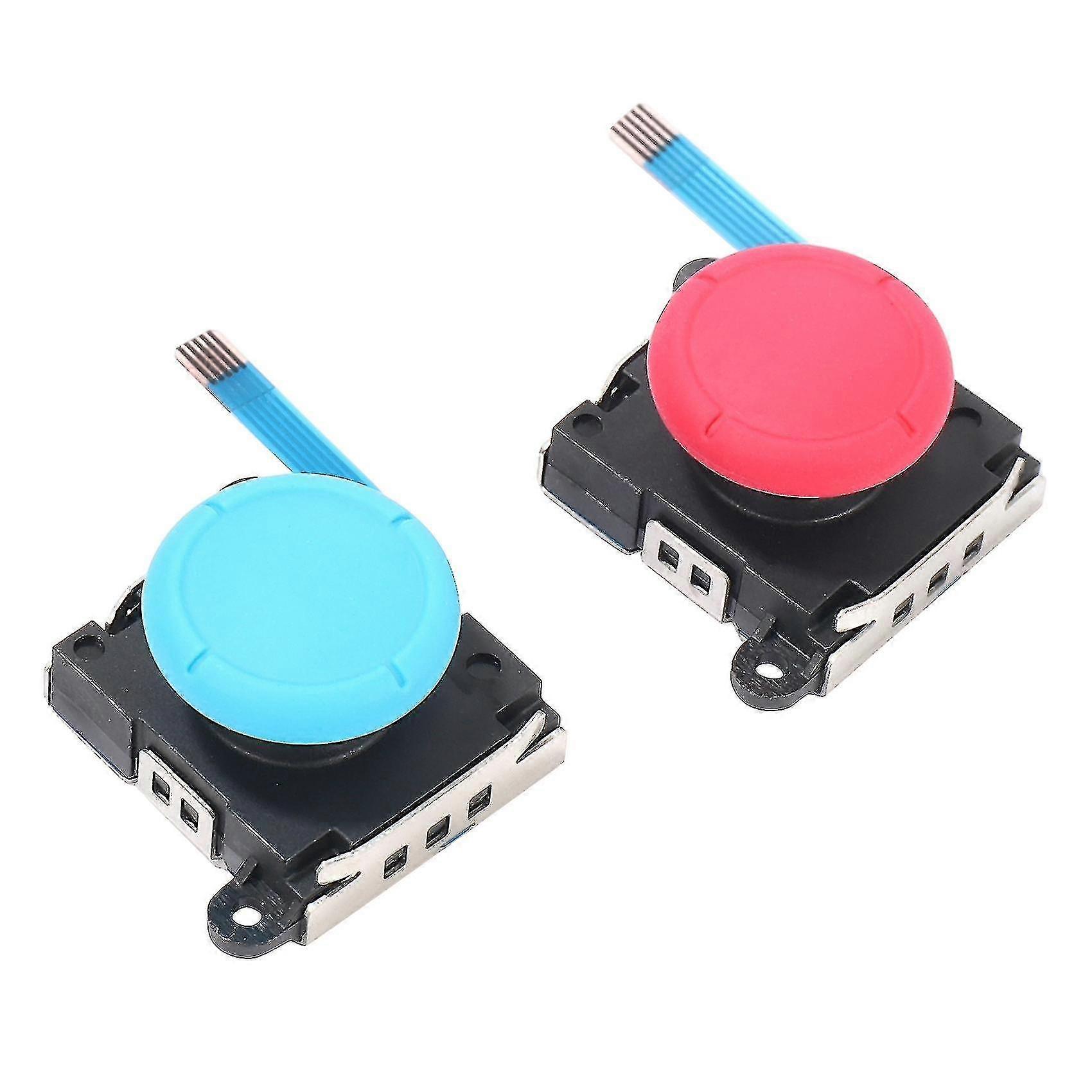 3d Analog Joystick Compatible With Nintendo Switch/switch Lite - 2 Pack(red+blue)