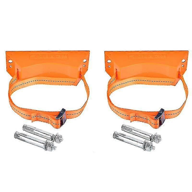2x Cylinder Mounted Bracket Gas Cylinder Bracket Durable Abs Gas Cylinder Holder Compatible With Camper Motorho