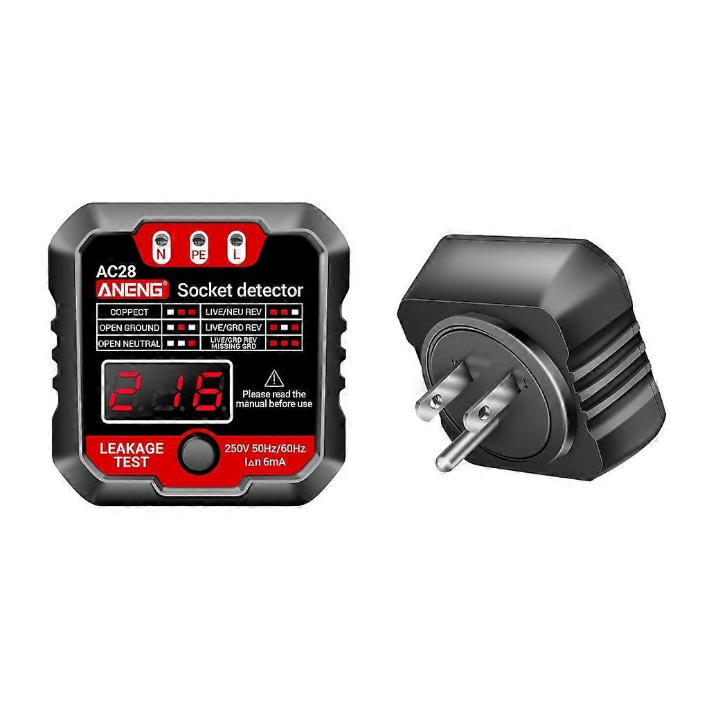 Neutral Live- Earth Wire Testing Circuit Polarity Detectors Wall Plug Breakers
