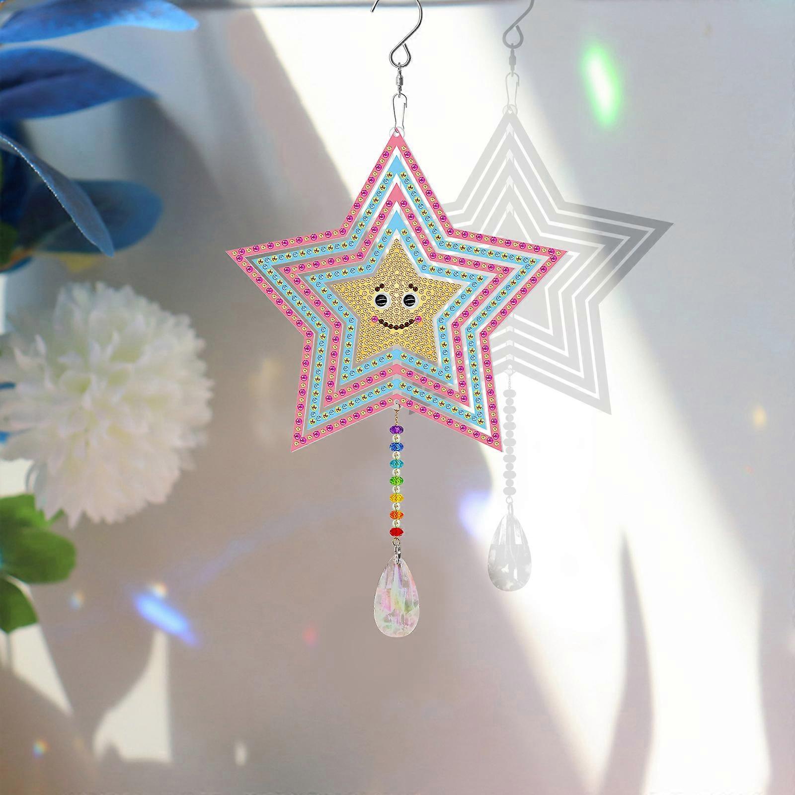 5D DIY Diamond Painting Wall Hanging Wind Chimes