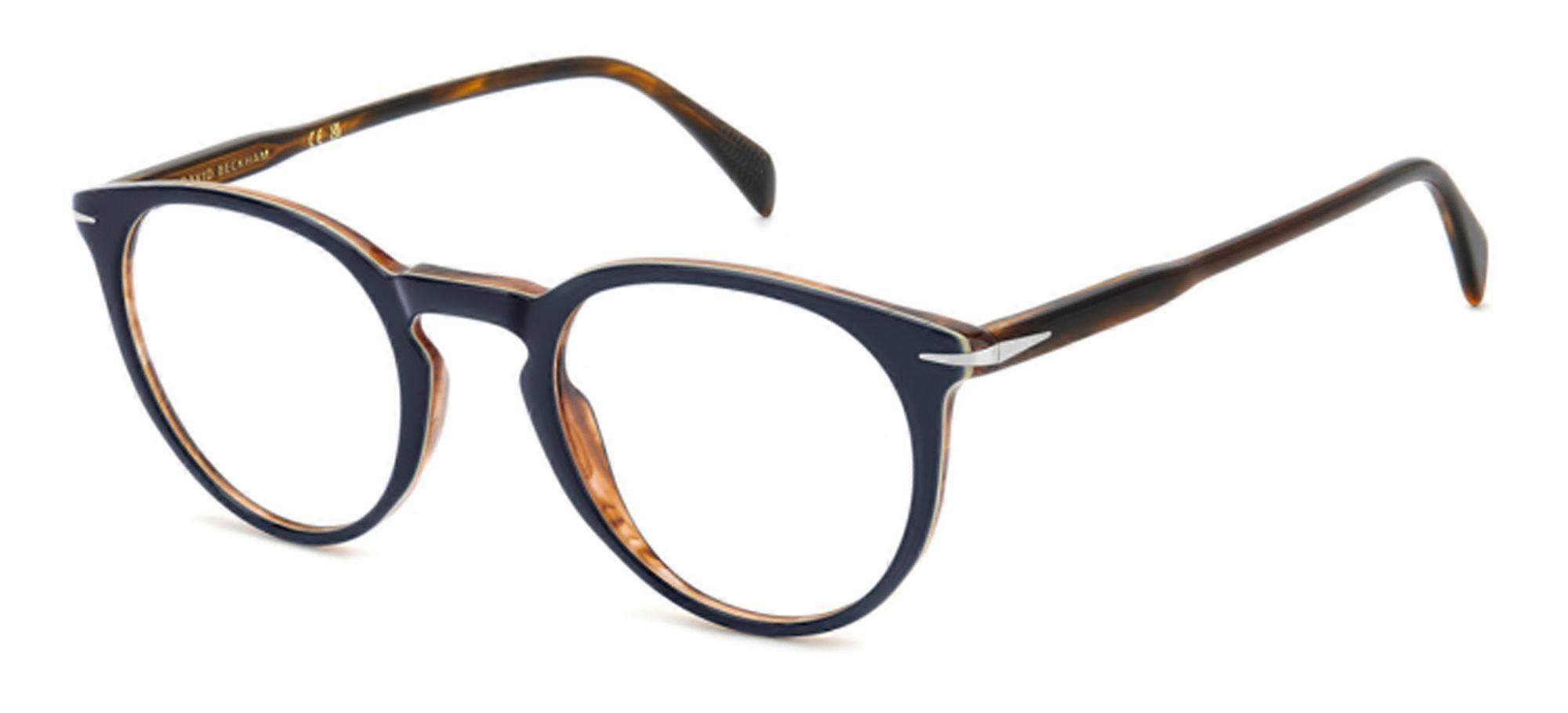 Eyewear Frames David Beckham DB 1139 BLUE BROWN 49/22/150 Man