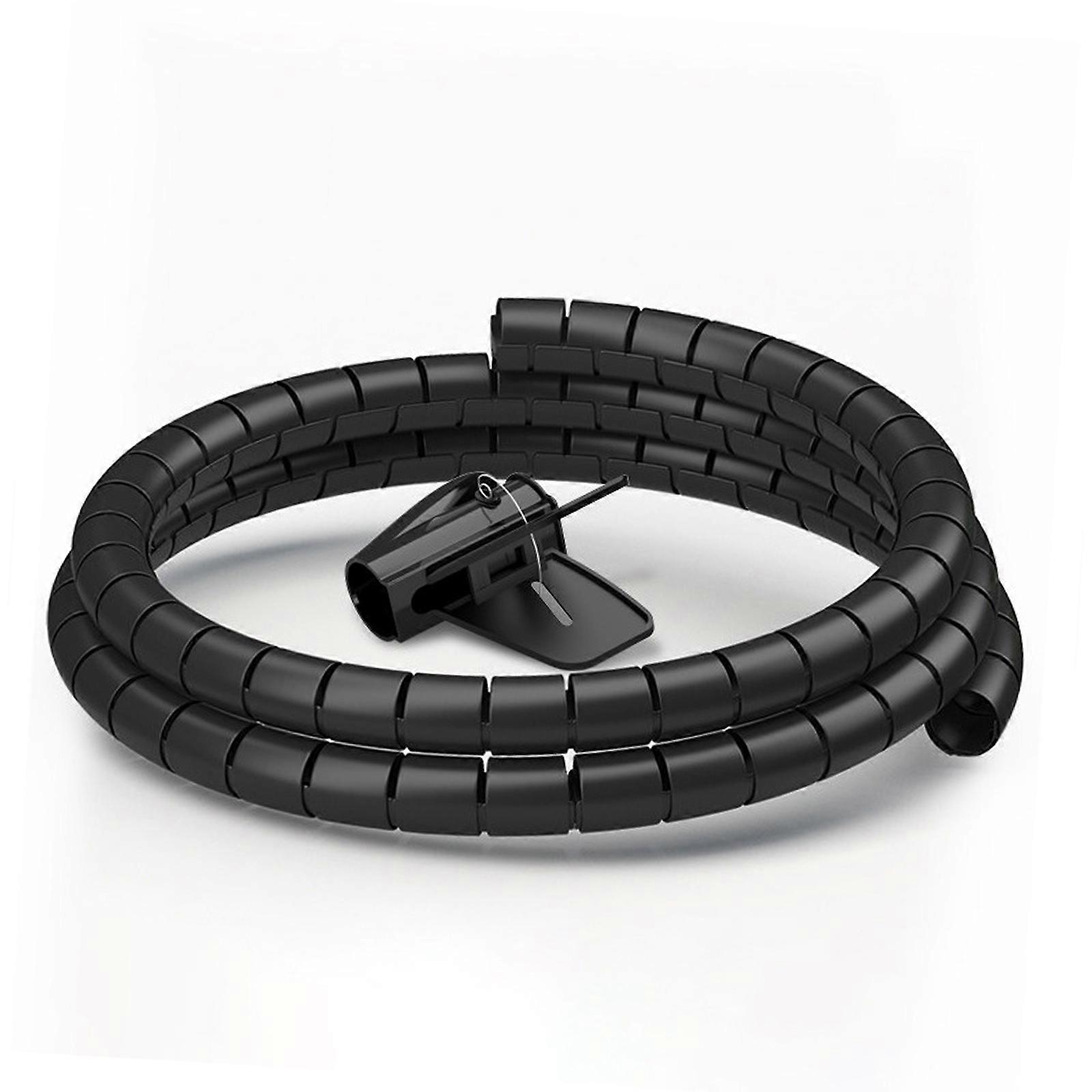 20/25mm Diameter Flexible Spiral Cable Wire Protector Computer Line Organizer