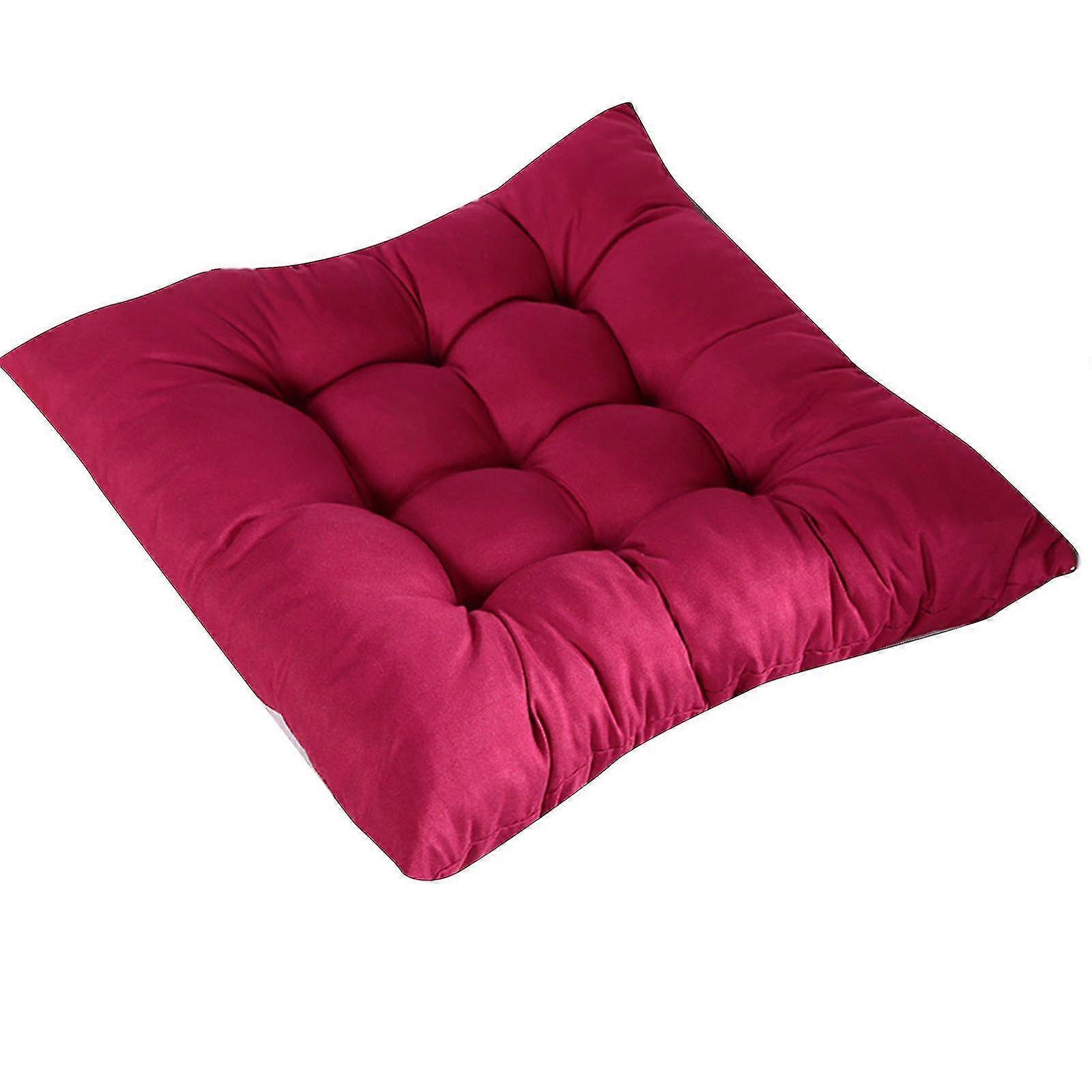 Square Chair Cushion Non-slip Comfortable Warm Seat Floor Cushion Pillow For Home