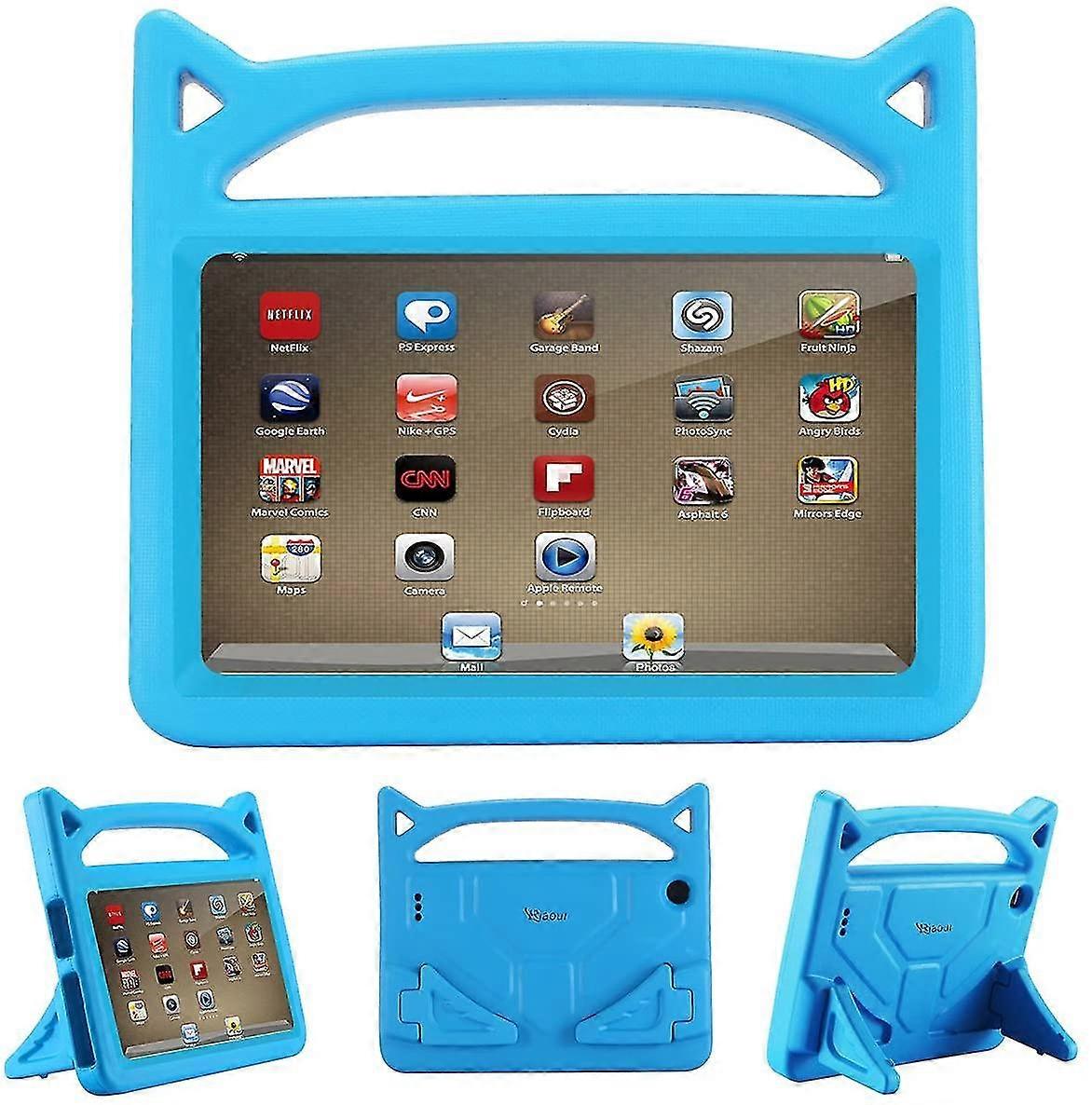 Tablet 7 2019 Case Compatible With Kids, Light Weight Shock Proof Convertible Handle Stand Eva Protective Kids Case Compatible With 7 Inch Display Tab