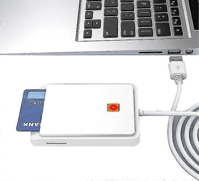 Smart Card Reader, Usb Smart Card Access Reader - Cac Reader, Universal Portable For Online Atm Transfer Queries
