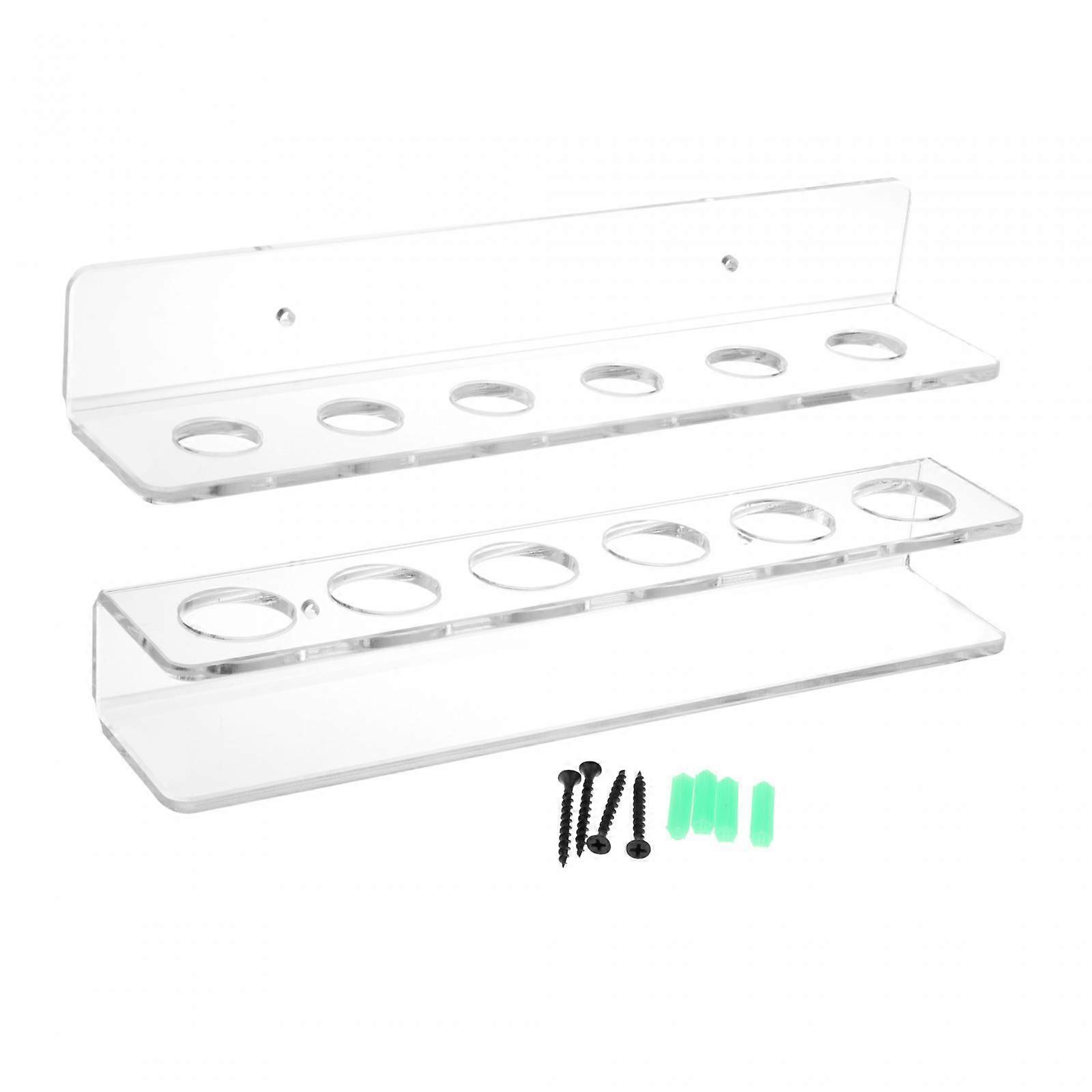 Pool Cue Rack Wandmontierter Tisch Queue Sticks Halter Ständer Billard Queue Halter 2 Stück Länge 30cm