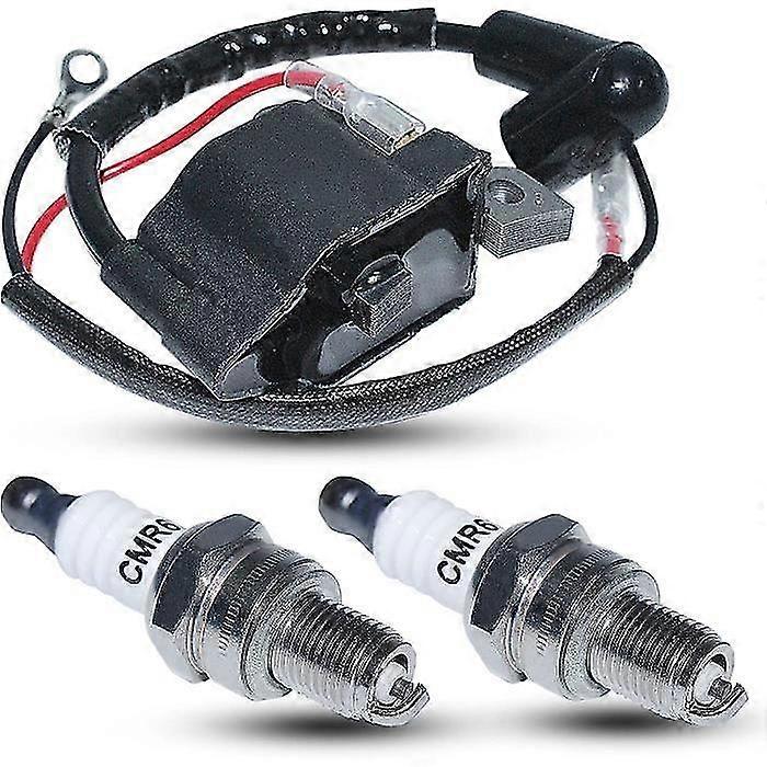 Ignition Coil Spark Plug Kit Compatible With Honda Gx35 Gx35nt Hht35s Umk435 Lawn Mower Replace Part 30500-z0z-0 -cdsx