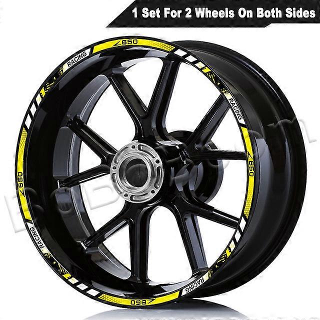 دراجة نارية عجلة ملصق عاكس حافة صائق شريط الشريط اكسسوارات للماء لكاواساكي Z650 z650