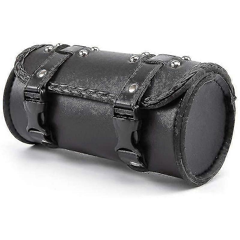 Motorcycle Fork Bag Pu Leather Bicycle Handlebar Tool Pouch,universal
