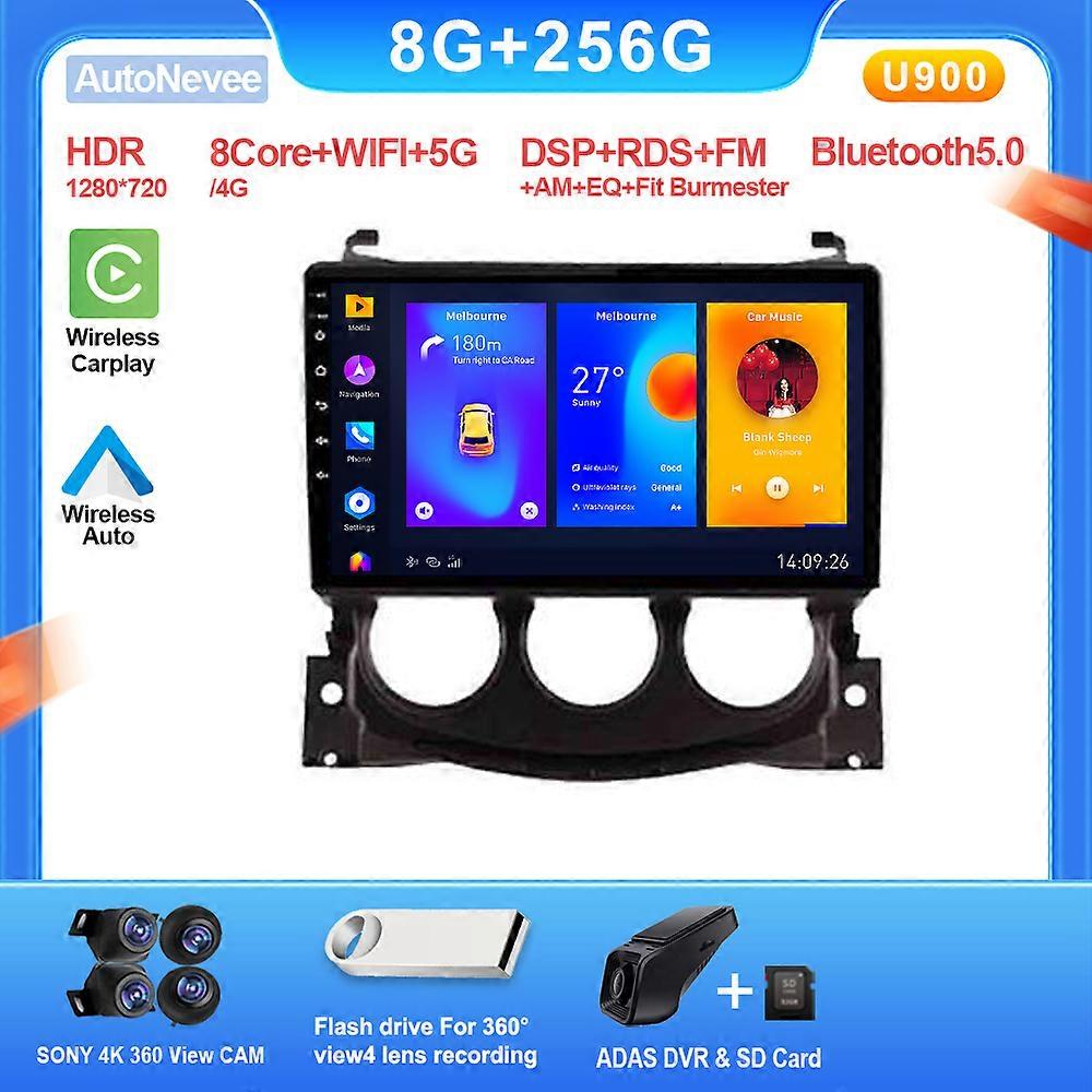 Android für Nissan 370 Z 370Z 2009 - 2012 Player Auto Radio GPS Touch Scree Bluetooth Carplay Pantalla Auto Intelligentes System