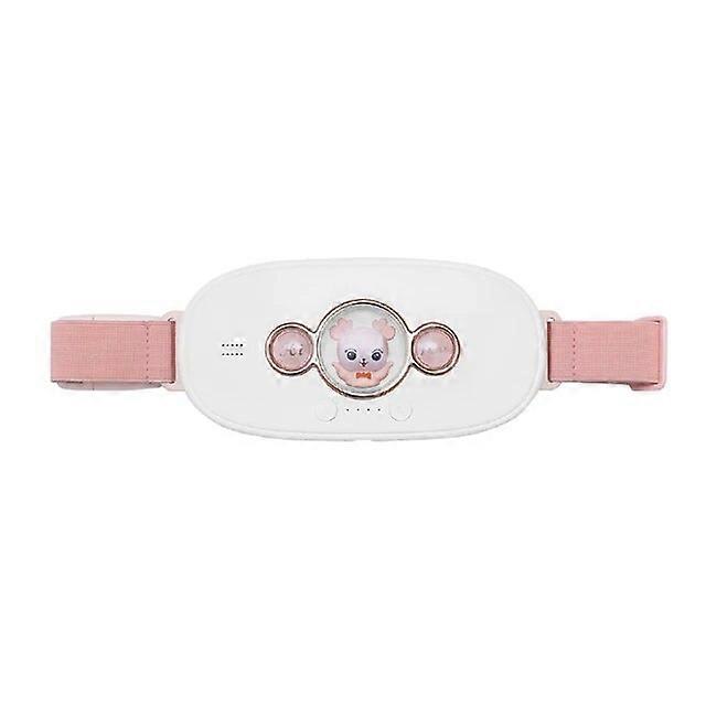 Jimonzi Electric Menstrual Heating Pad Portable Period Warm Massager Adjustable Belly Wrap Belt Abdo
