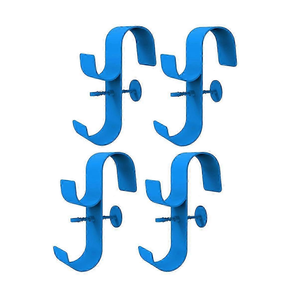 Above Ground Pool Pole Hanger, Adjustable Telescopic Pool Pole Hooks,pool Brush Hanger Tool Holder,pool Equipment Hooks