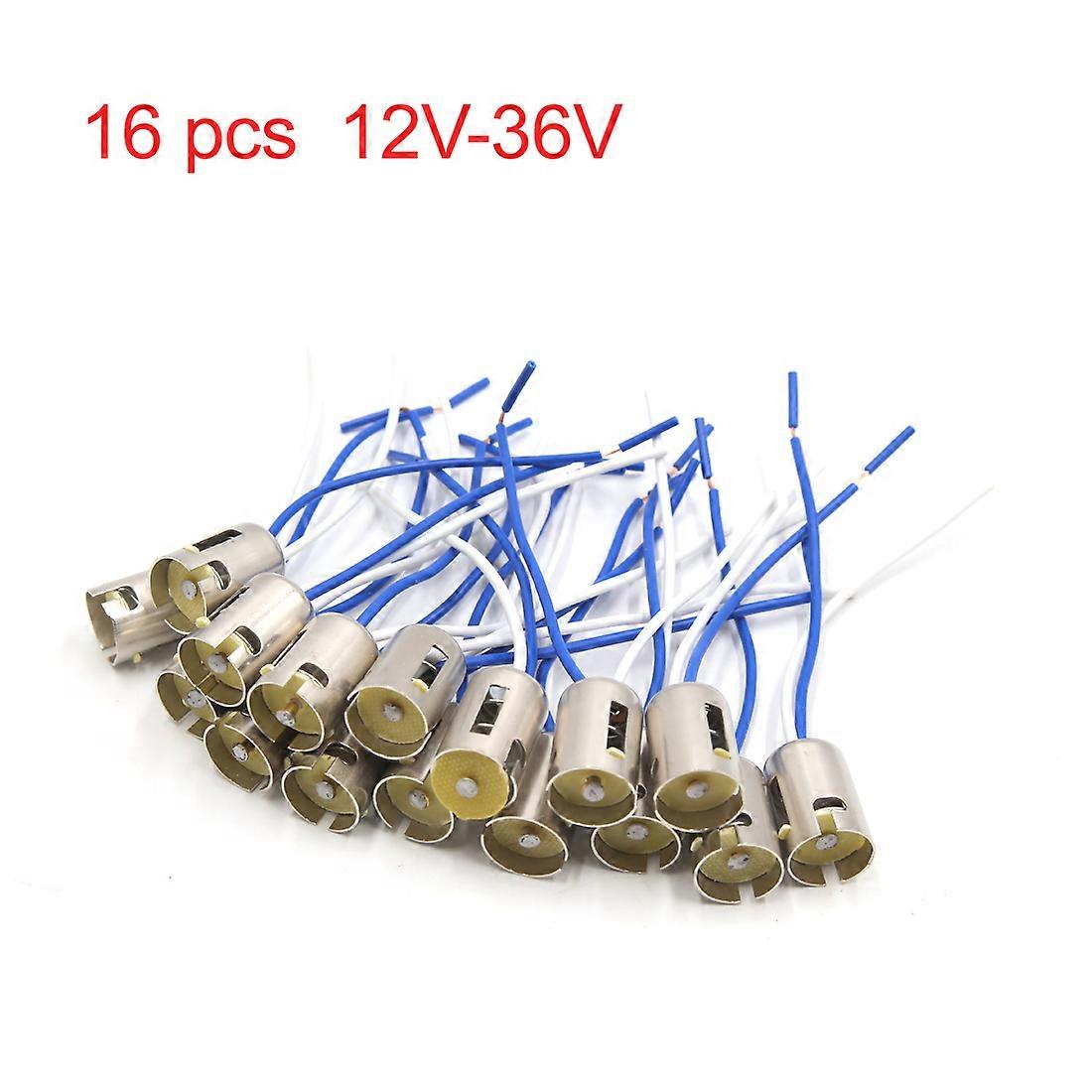 UXCELL BA15s 1157 P21W 1073 1141 7506 Turn Signal Light Bulb Wiring Harness Socket Connector 12V-36V 2/4/6/8/10/12/16Pcs