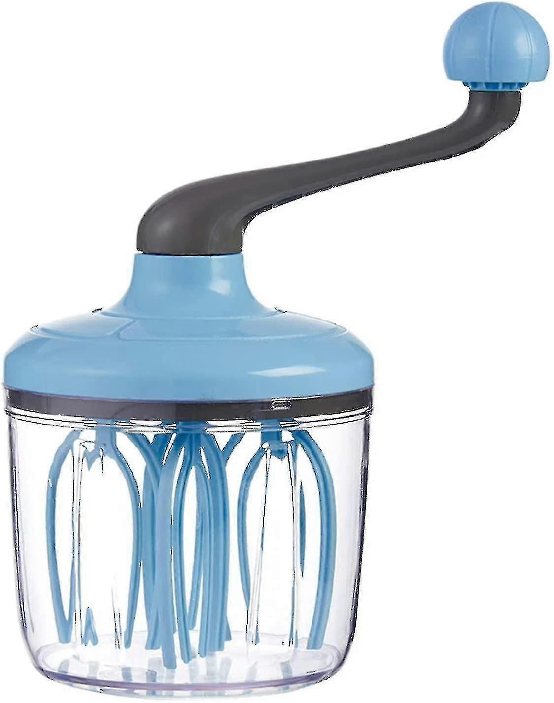 Rotary Hand Whisk - Manual Whisk Egg Beater - Handheld Egg Frother Mixer