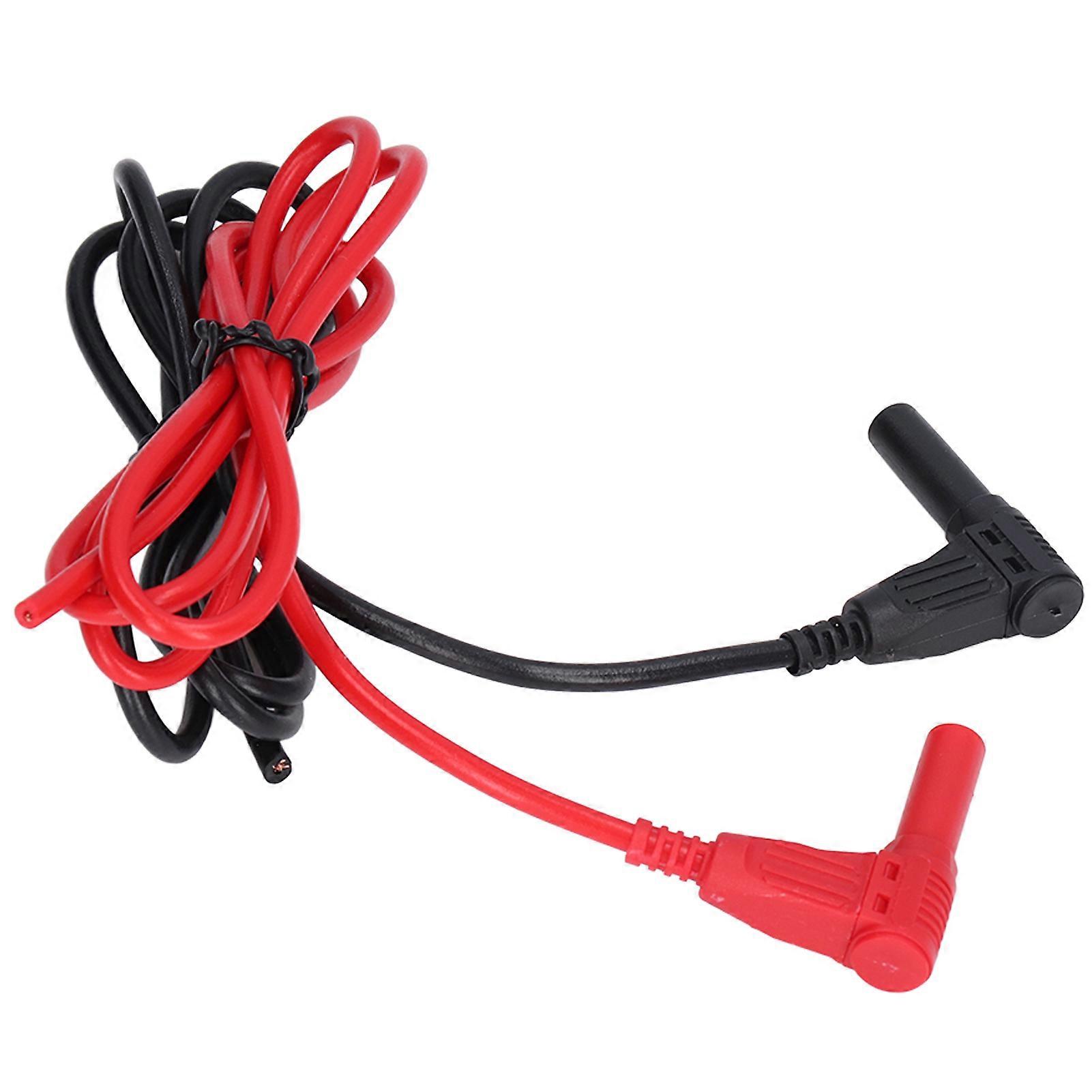 Banana Plug Multimeter Leads Set 4mm Brass Electrical Test Cable for Voltage Testing