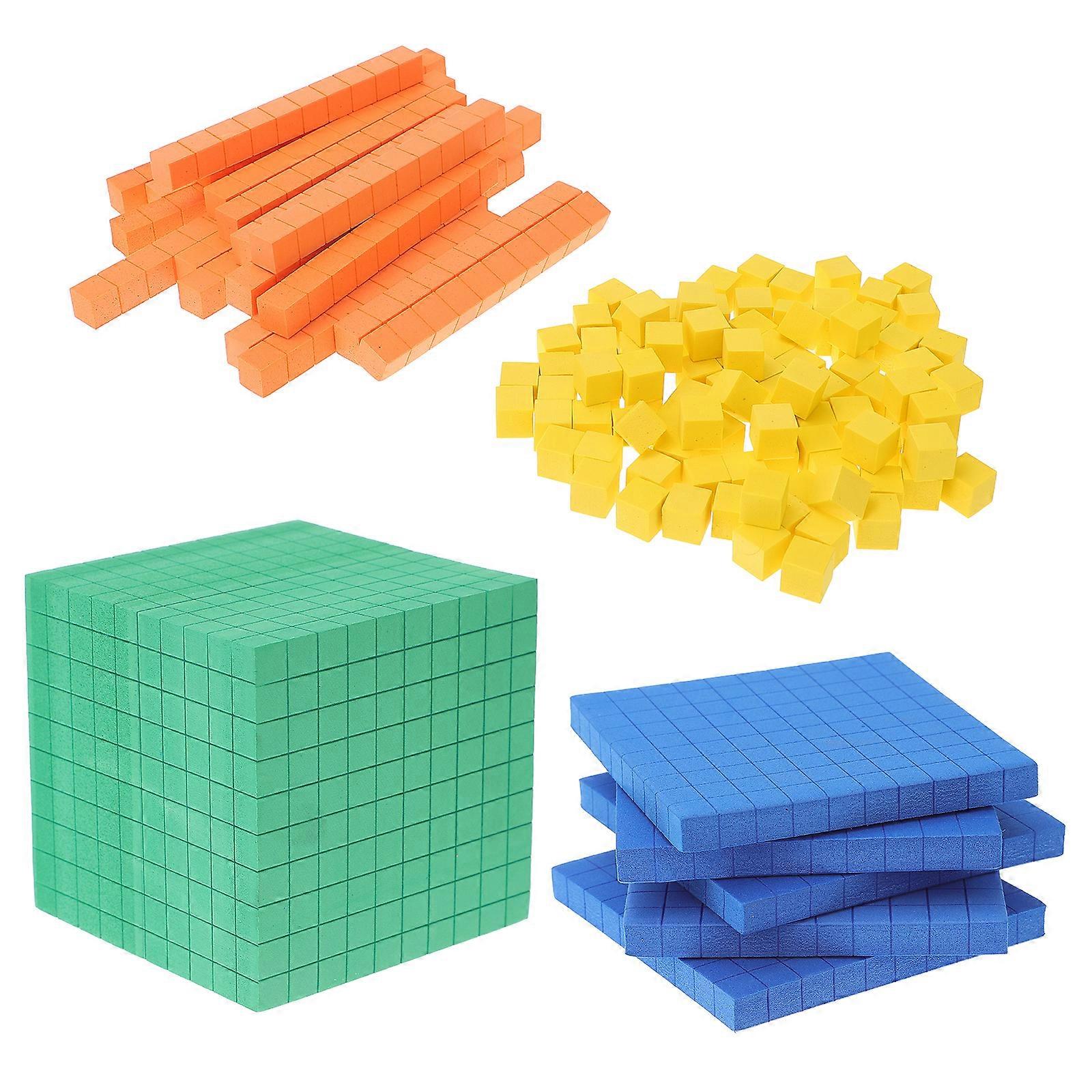 1 Set Math Counting Cube Educational Learning Children Toy Counting Toy