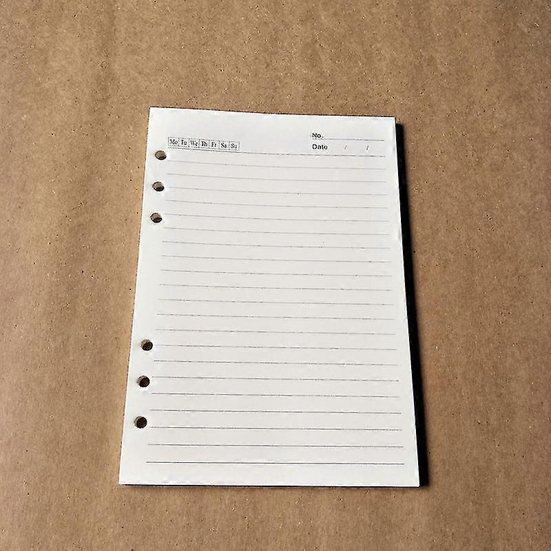 A6 Refill Paper,80 Pages A6 Loose Leaf Paper 6 Hole