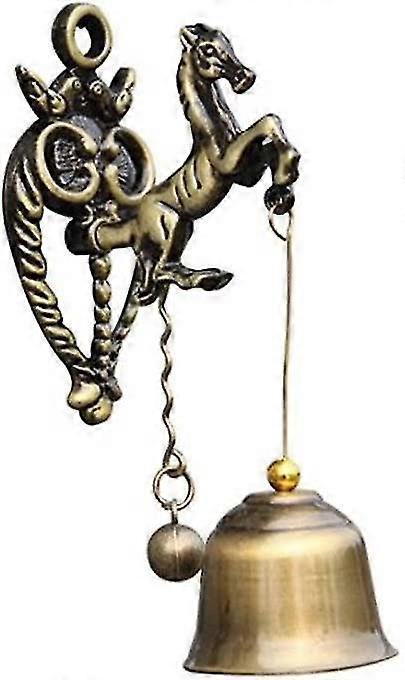 アンティーク/ヴィンテージ 馬の鐘 幸運 店主 ベル ギフト 店 ベル オフィス エントランス フロントポーチ ドア マグネットディナー ベルガーデン ホームディナー ベル