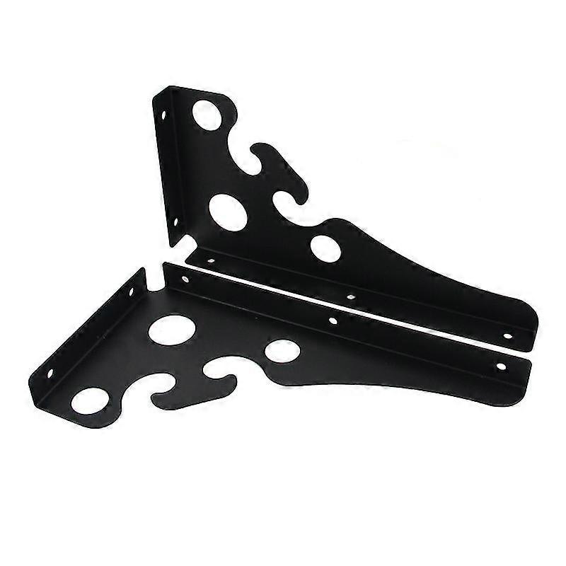 Shelf Brackets, Triangle Shelving Brackets Wall Mounted Duty Metal Shelf Supporters Floating Shelf Brackets , For Place Books Vases Keys To(2pcs